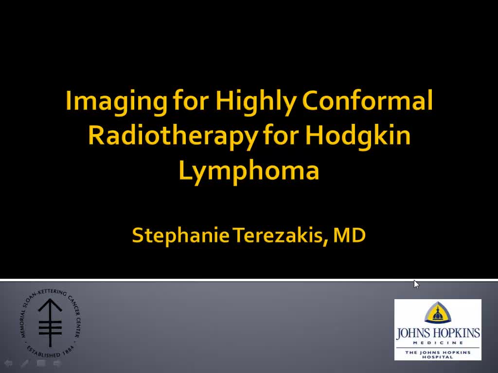 Imaging for Highly Conformal Radiotherapy for Hodgkin Lymphoma