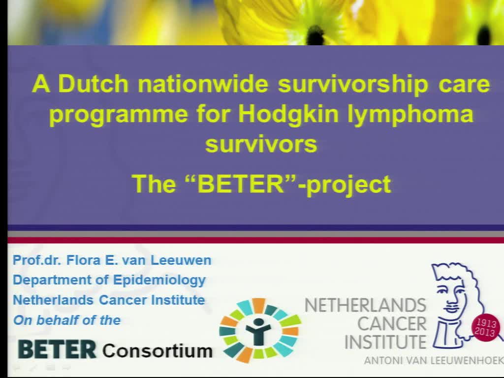 A Dutch nationwide survivorship care programme for Hodgkin Lymphoma survivors