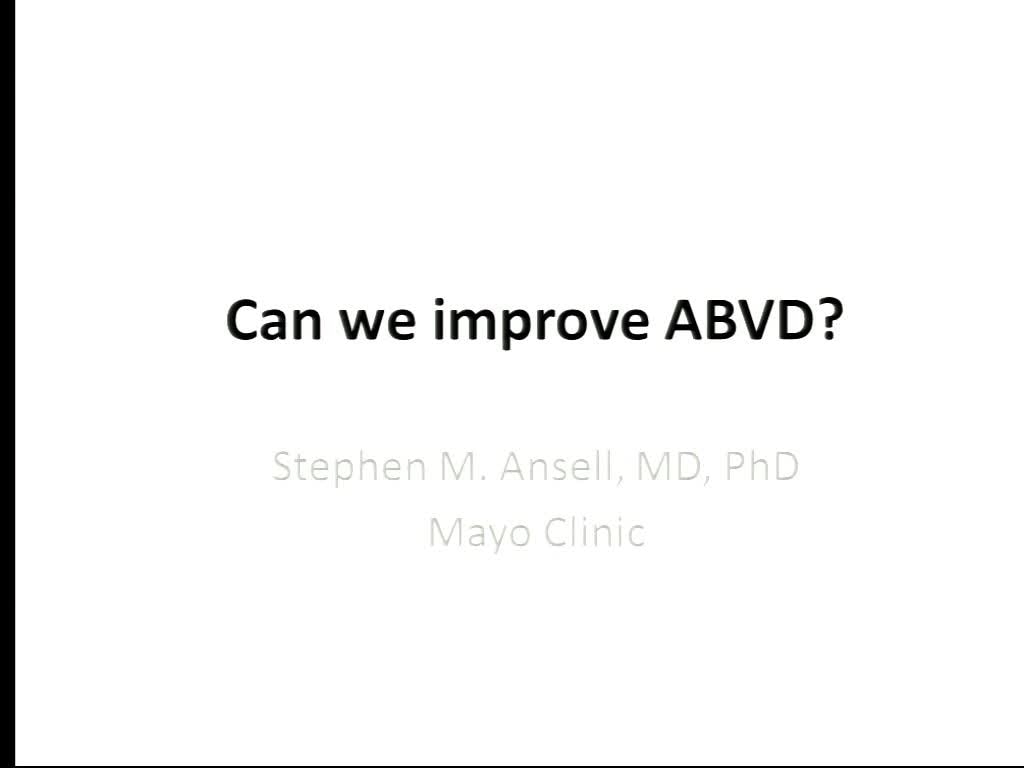 Can we improve ABVD?
