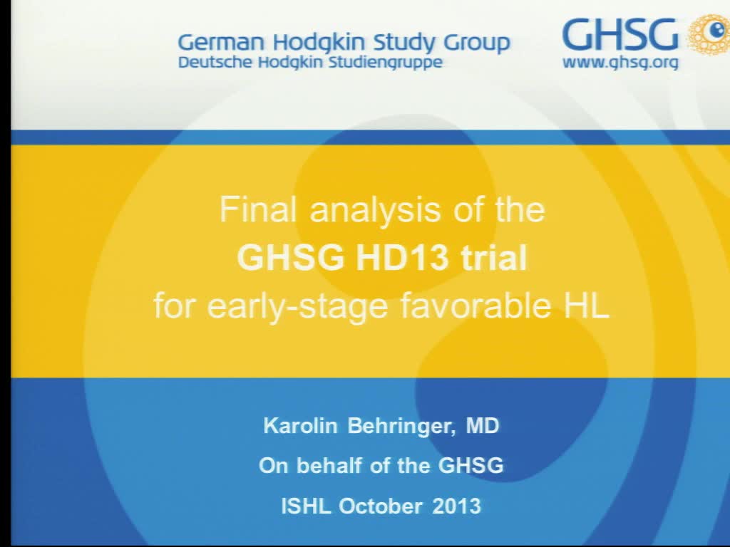 Impact of bleomycin and dacarbazine within the ABVD regimen in the treatment of early-stage favorable Hodgkin Lymphoma: Final results of the GHSG HD13 trial