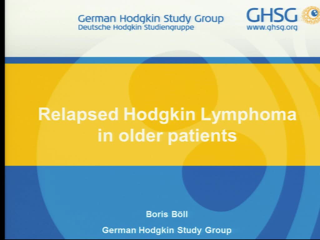 Relapsed / refractory Hodgkin Lymphoma in older patients
