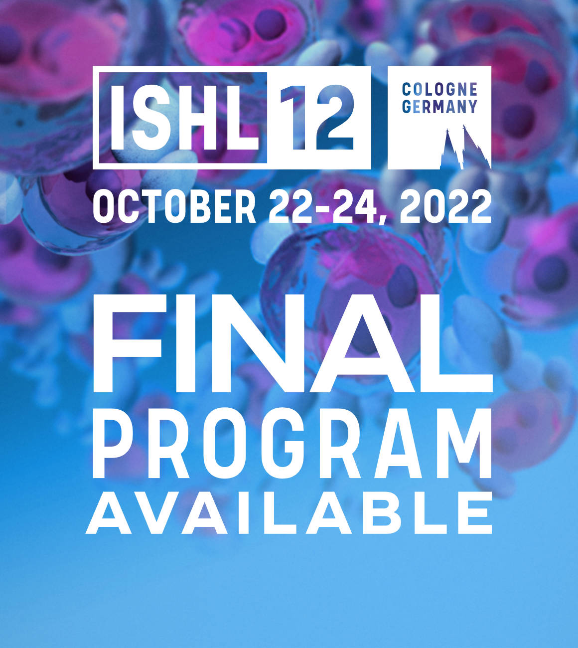 ISHL12 – Final Program available