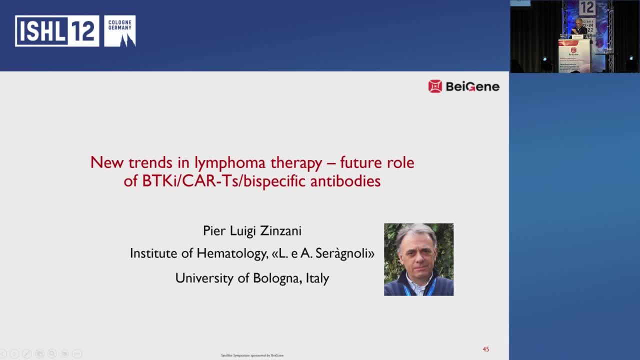New trends in lymphoma therapy: future role of BTKi / CAR-T / bispecific antibodies