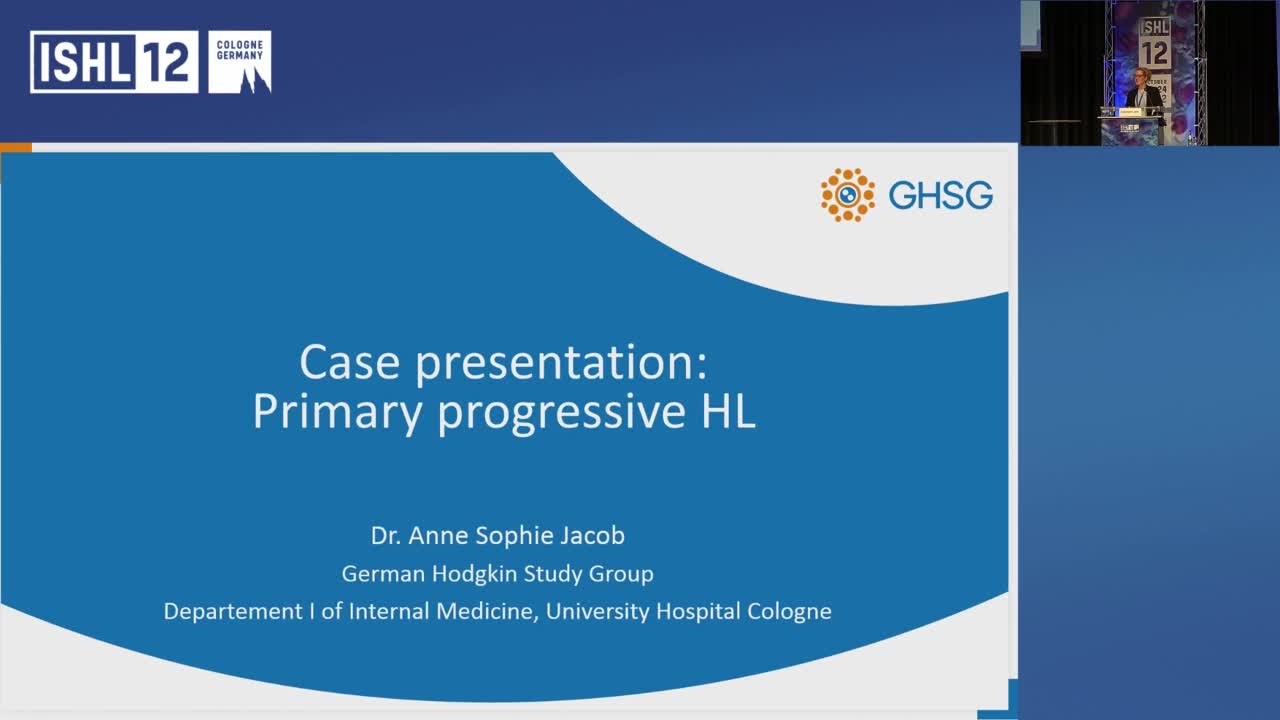 Case presentation: Primary progressive HL