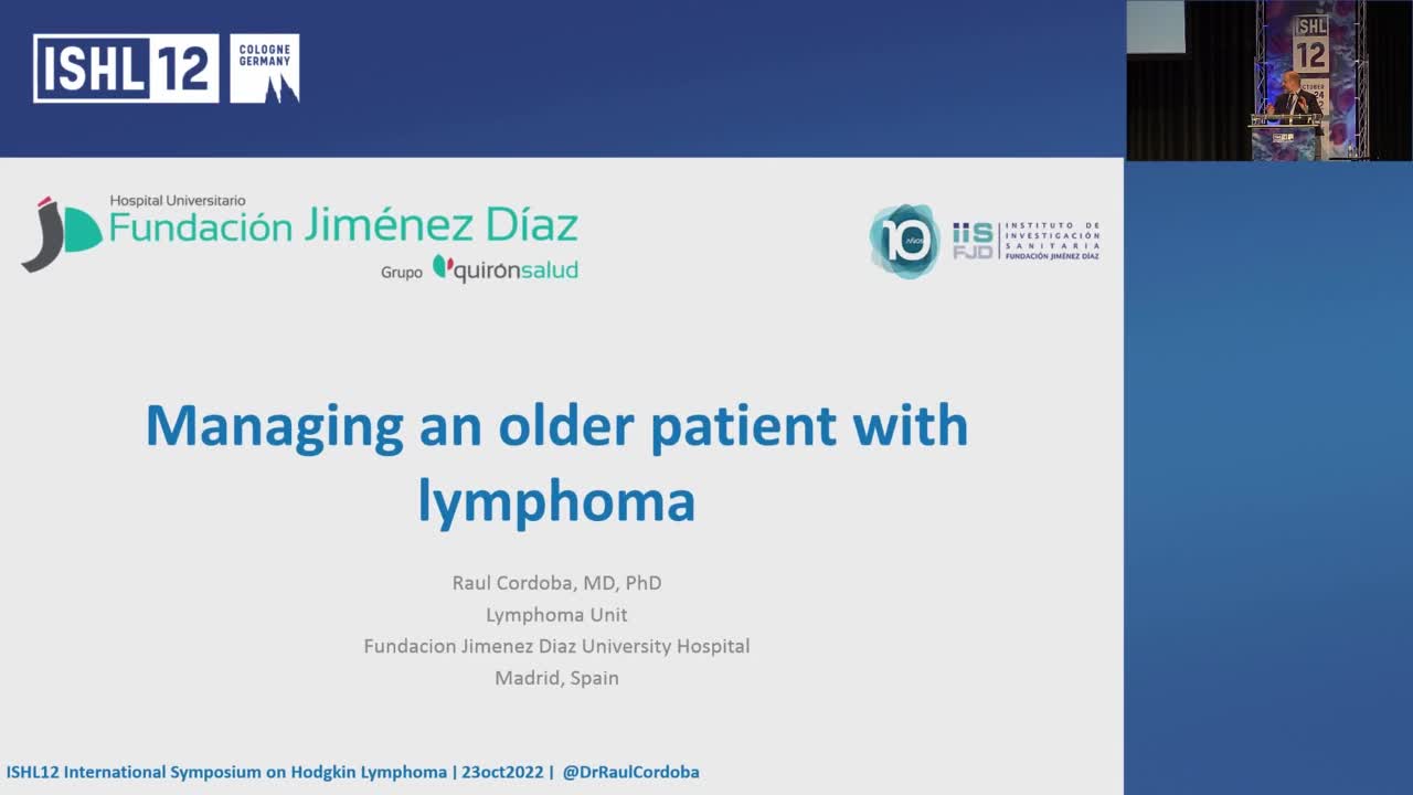 Managing an Older Lymphoma Patient
