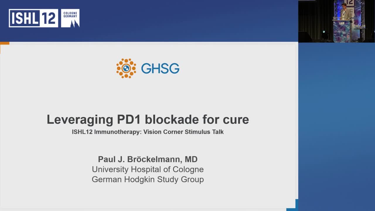 Vision Corner Stimulus Talk: Leveraging PD1 blockade for cure