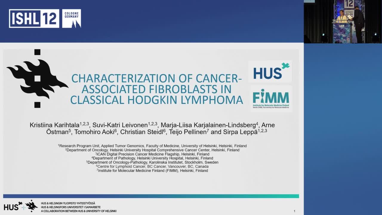 Characterization of cancer-associated fibroblasts in classical Hodgkin lymphoma