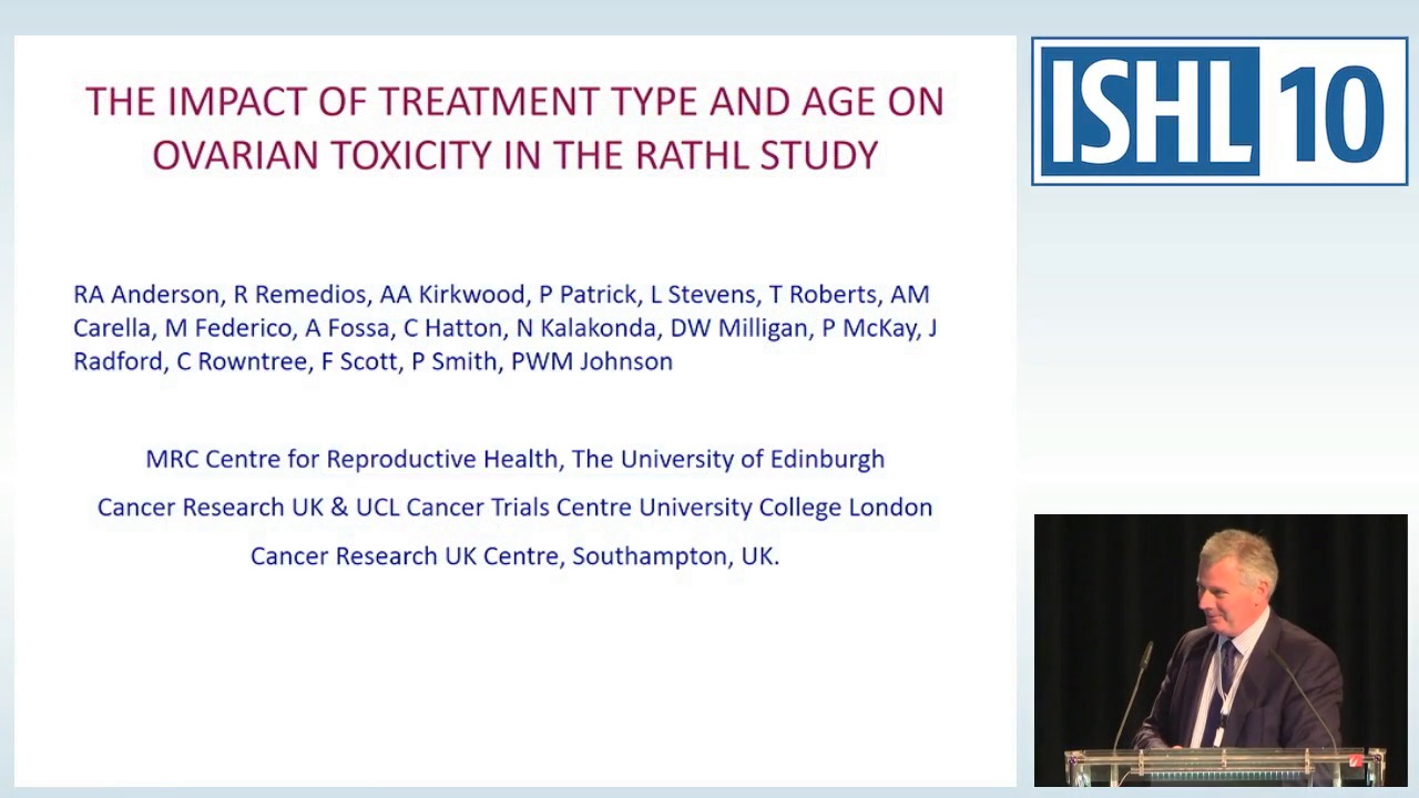 The impact of treatment type and age on ovarian toxicity in the RATHL study