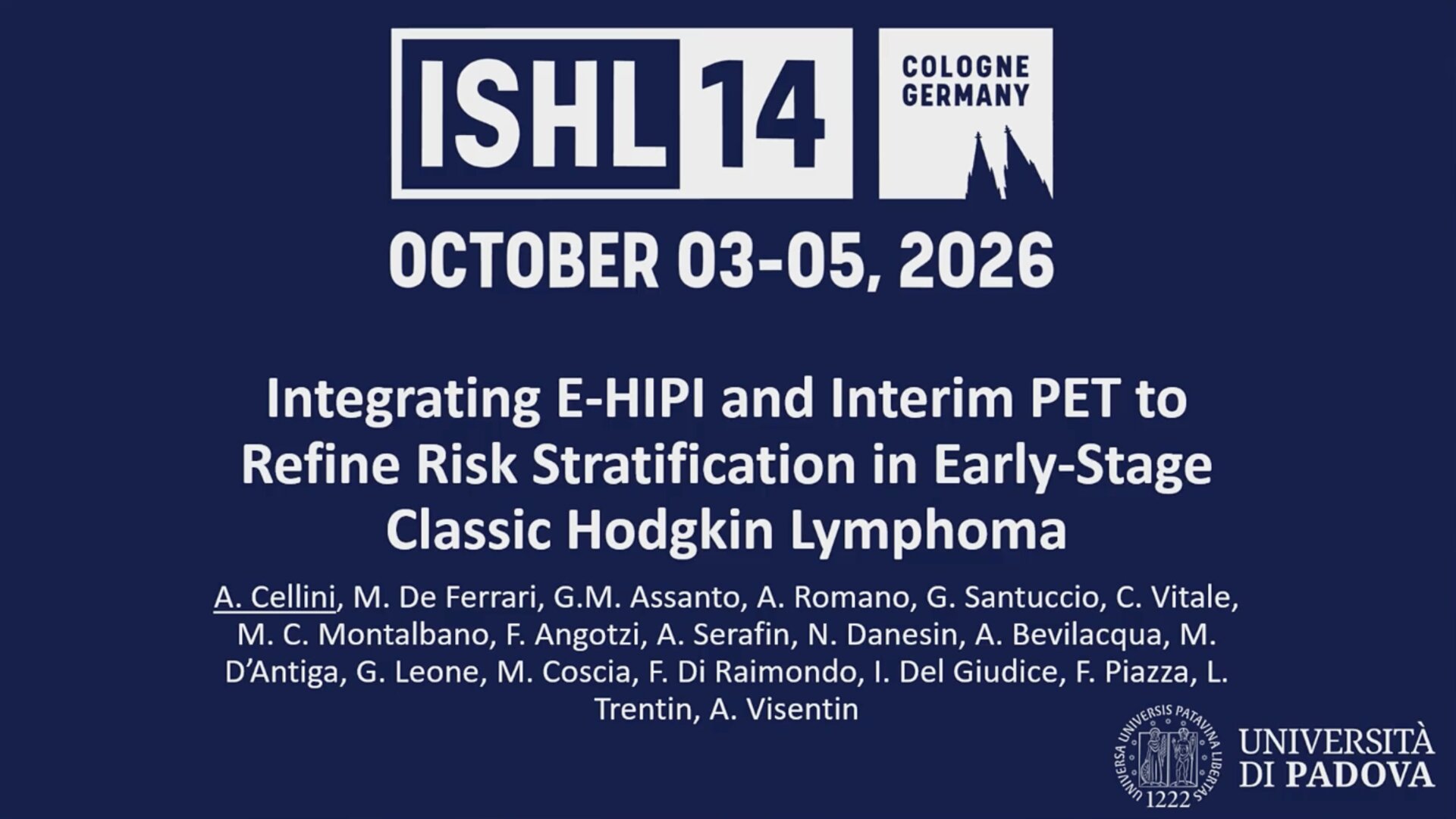 Abstract T083: Integrating E-HIPI and Interim PET to Refine Risk Stratification in Early-Stage Classic Hodgkin Lymphoma