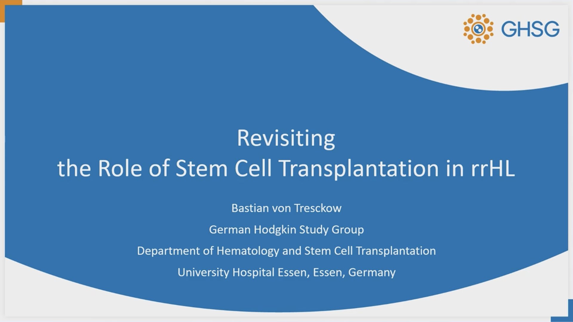 Revisiting the Role of Stem Cell Transplantation in rrHL