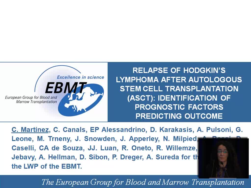 Relapse of Hodgkin Lymphoma after Autologous Stem Cell Transplantation (ASCT): Identi cation of Prognostic Factors Predicting Outcome